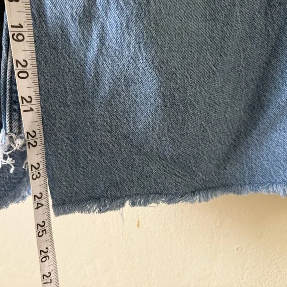 Abercrombie & Fitch Light Blue crop wide leg Jeans - Picture 6 of 6